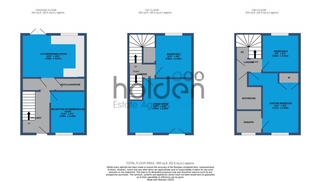 Floorplans For Hall Bridge Rise, Heybridge