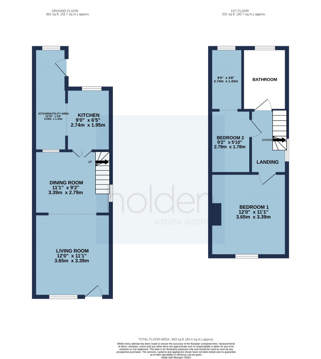 Floorplans For Beeleigh Road, Maldon, Essex, CM9