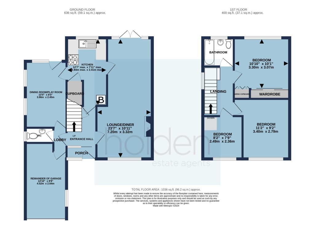 Floorplans For Granger Avenue, Maldon