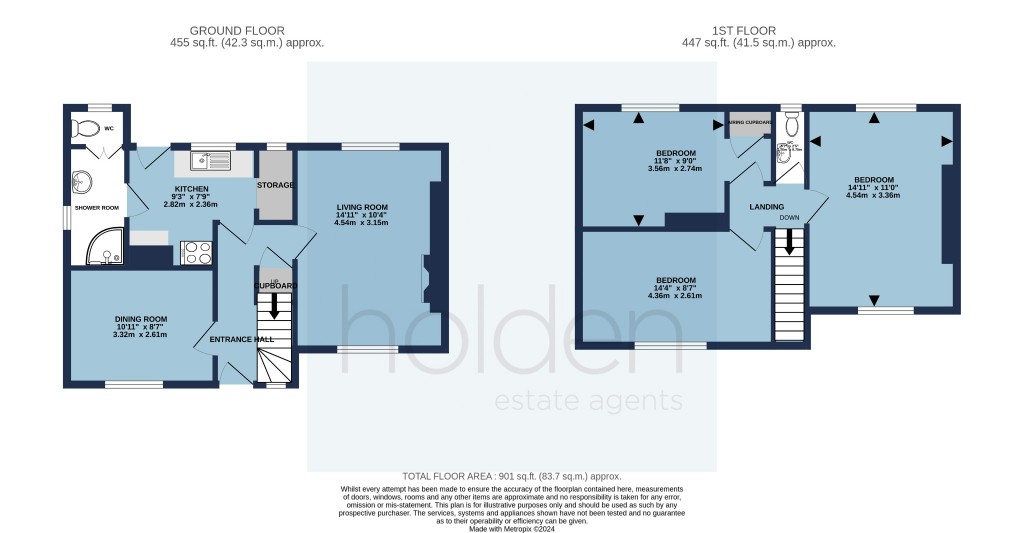 Floorplans For Staplers Heath, Great Totham