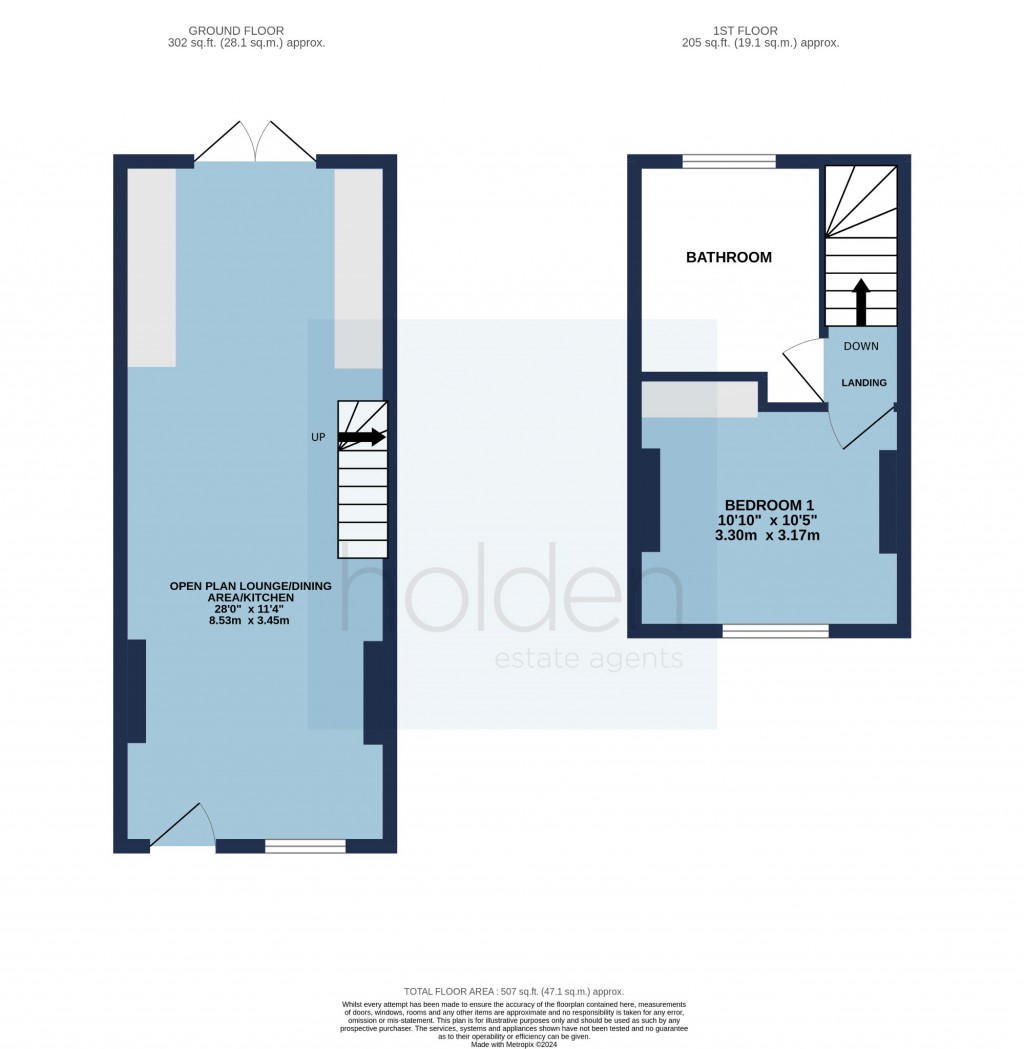 Floorplans For North Street, Maldon, Essex, CM9