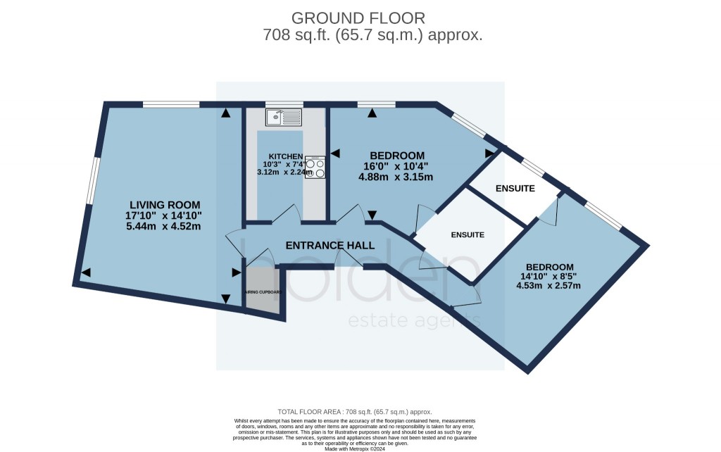 Floorplans For Scholars Mews, School Road, Great Totham