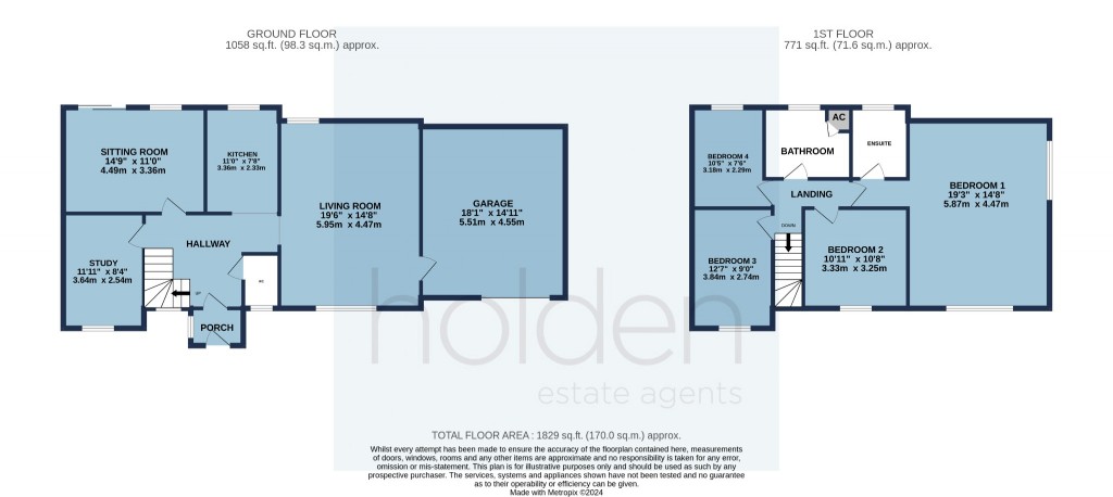 Floorplans For Wick Farm Road, St Lawrence