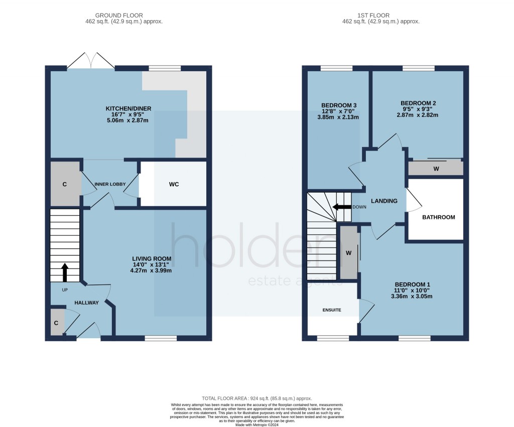 Floorplans For Hurricane Lane, Maldon