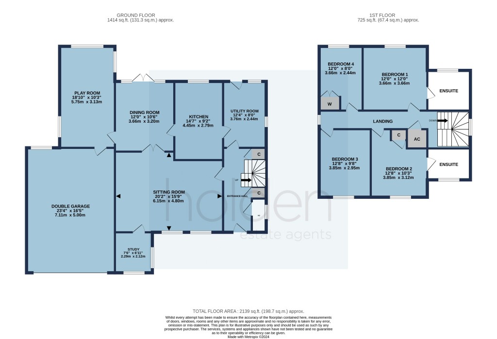 Floorplans For Roots Lane, Wickham Bishops