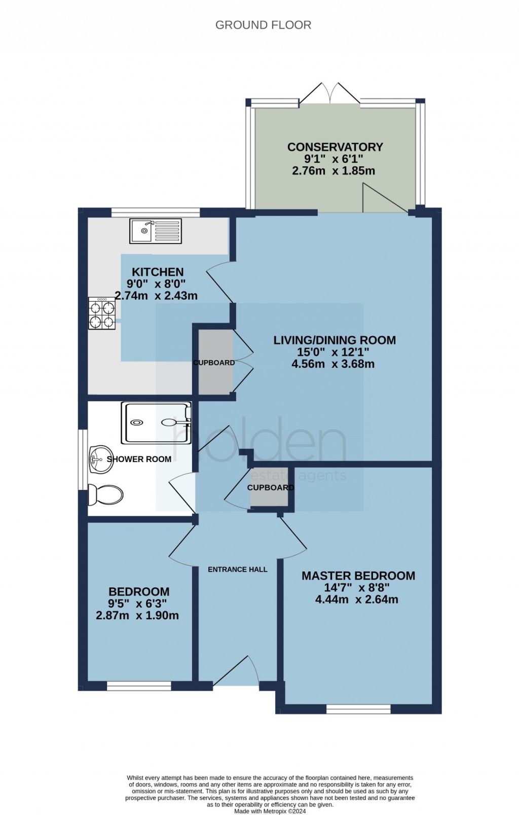 Floorplans For Crescent Court, Crescent Road, Heybridge