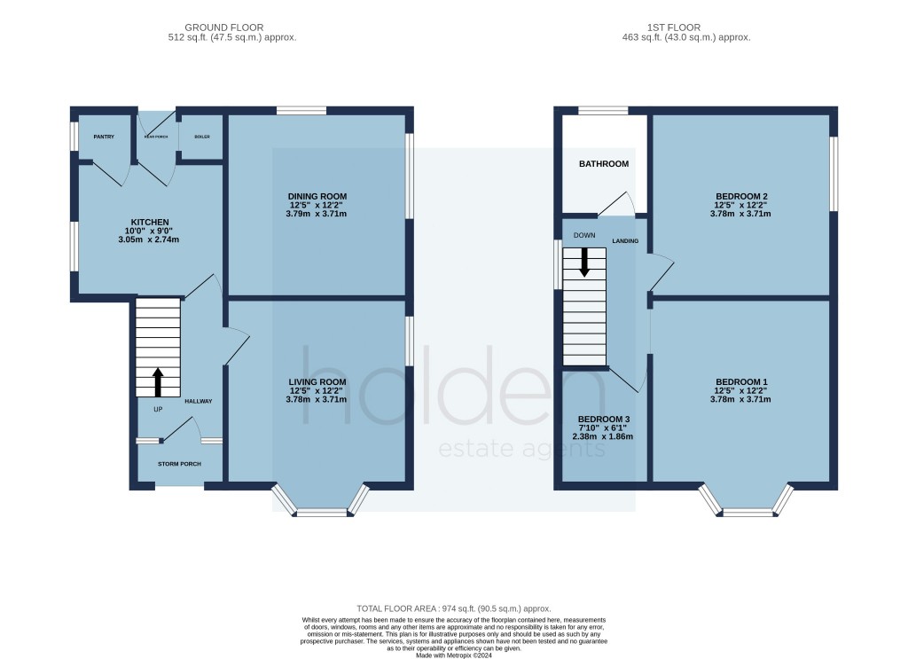 Floorplans For Basin Road, Heybridge Basin