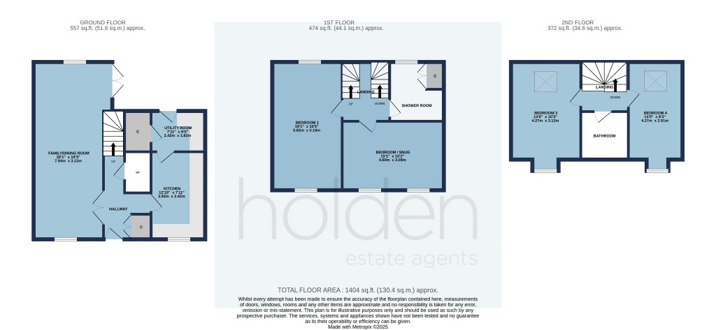 Floorplans For St Peters Walk, Great Totham