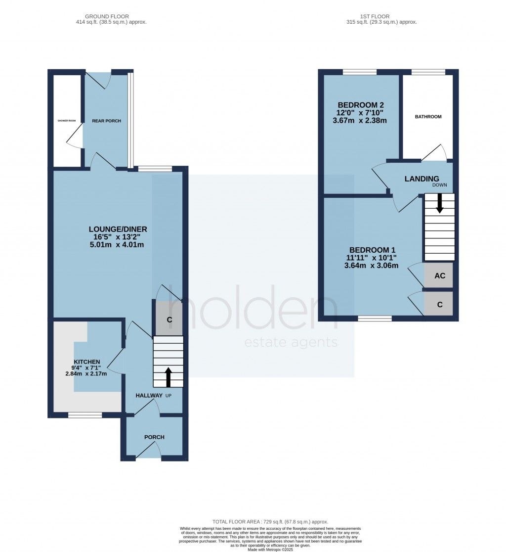 Floorplans For Norfolk Road, Maldon