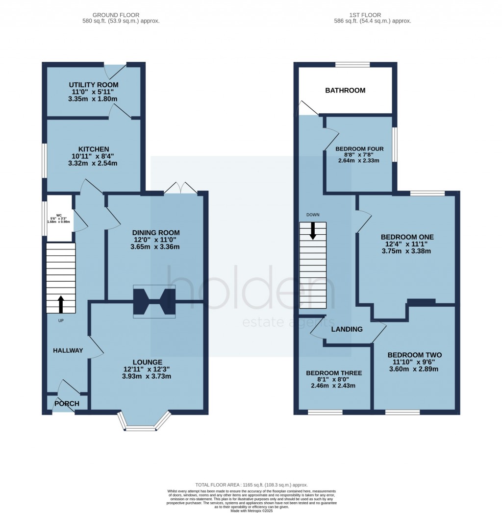 Floorplans For Queen Street, Maldon, Essex, CM9